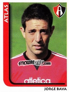 Sticker Jorge Bava - Superfutbol Mexico 2009 n. 21 - Panini