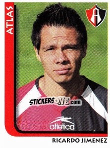 Sticker Ricardo Jimenez - Superfutbol Mexico 2009 n. 22 - Panini
