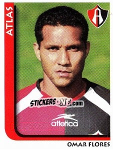 Sticker Omar Flores - Superfutbol Mexico 2009 n. 23 - Panini