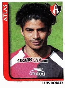 Sticker Luis Robles - Superfutbol Mexico 2009 n. 24 - Panini
