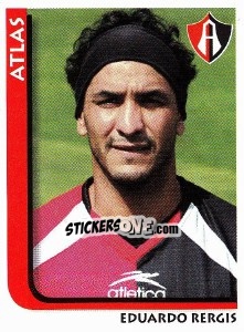 Sticker Eduardo Rergis - Superfutbol Mexico 2009 n. 27 - Panini
