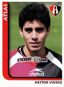 Sticker Nestor Vidrio - Superfutbol Mexico 2009 n. 30 - Panini