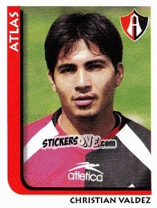 Sticker Christian Valdez - Superfutbol Mexico 2009 - Panini