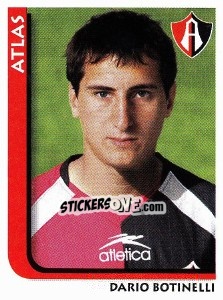 Sticker Dario Botinelli - Superfutbol Mexico 2009 n. 33 - Panini
