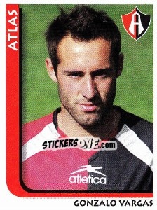 Sticker Gonzalo Vargas - Superfutbol Mexico 2009 n. 37 - Panini