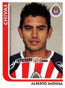 Sticker Alberto Medina - Superfutbol Mexico 2009 - Panini
