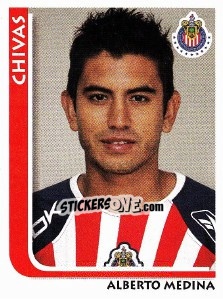 Sticker Alberto Medina - Superfutbol Mexico 2009 n. 47 - Panini