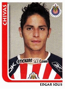 Sticker Edgar Solis - Superfutbol Mexico 2009 - Panini