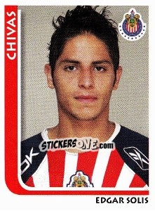 Cromo Edgar Solis - Superfutbol Mexico 2009 - Panini