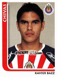 Sticker Xavier Baez - Superfutbol Mexico 2009 - Panini