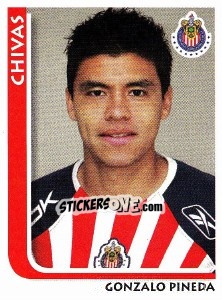 Sticker Gonzalo Pineda - Superfutbol Mexico 2009 - Panini