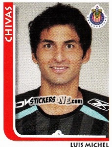 Sticker Luis Michel - Superfutbol Mexico 2009 n. 57 - Panini