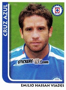 Sticker Emilio Hassan Viades - Superfutbol Mexico 2009 n. 64 - Panini