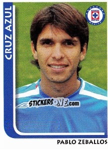 Sticker Pablo Zeballos - Superfutbol Mexico 2009 n. 74 - Panini