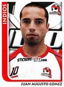 Sticker Juan Augusto Gomez - Superfutbol Mexico 2009 - Panini