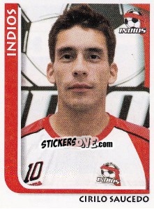 Sticker Cirilo Saucedo - Superfutbol Mexico 2009 n. 95 - Panini