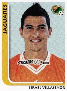 Figurina Israel Villasenor - Superfutbol Mexico 2009 - Panini