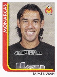 Figurina Jaime Duran - Superfutbol Mexico 2009 - Panini