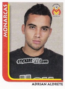 Figurina Adrian Aldrete - Superfutbol Mexico 2009 - Panini