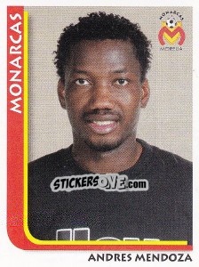 Sticker Andres Mendoza - Superfutbol Mexico 2009 n. 130 - Panini