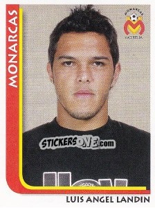 Cromo Luis Angel Landin - Superfutbol Mexico 2009 - Panini