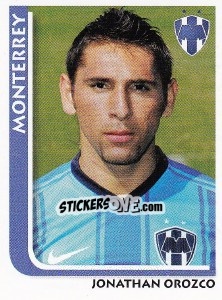 Cromo Jonathan Orozco - Superfutbol Mexico 2009 - Panini