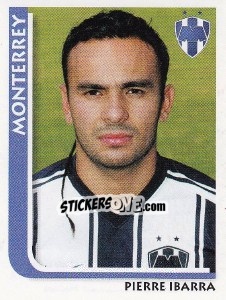 Cromo Pierre Ibarra - Superfutbol Mexico 2009 - Panini