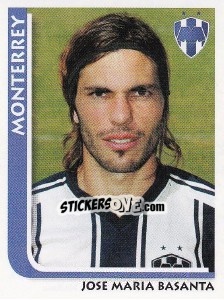 Sticker Jose Maria Basanta - Superfutbol Mexico 2009 n. 140 - Panini