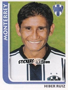 Cromo Hiber Ruiz - Superfutbol Mexico 2009 - Panini