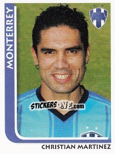 Sticker Christian Martinez - Superfutbol Mexico 2009 n. 152 - Panini