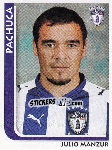 Cromo Julio Manzur - Superfutbol Mexico 2009 - Panini