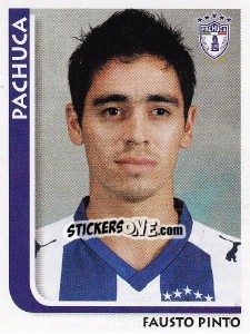 Figurina Fausto Pinto - Superfutbol Mexico 2009 - Panini