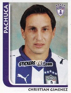 Sticker Christian Gimenez - Superfutbol Mexico 2009 n. 160 - Panini