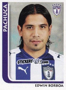 Figurina Edwin Borboa - Superfutbol Mexico 2009 - Panini