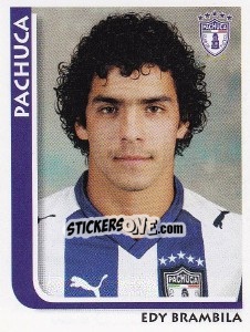 Sticker Edy Brambila - Superfutbol Mexico 2009 - Panini