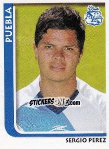 Cromo Sergio Perez - Superfutbol Mexico 2009 - Panini