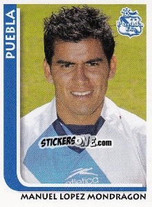 Sticker Manuel Lopez Mondragon - Superfutbol Mexico 2009 - Panini