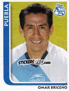 Cromo Omar Briceno - Superfutbol Mexico 2009 n. 180 - Panini