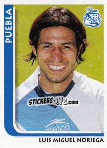 Sticker Luis Miguel Noriega - Superfutbol Mexico 2009 - Panini