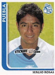 Cromo Sergio Rosas - Superfutbol Mexico 2009 - Panini