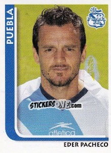 Sticker Eder Pacheco - Superfutbol Mexico 2009 - Panini
