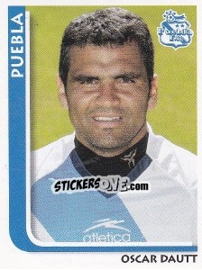 Cromo Oscar Dautt - Superfutbol Mexico 2009 - Panini