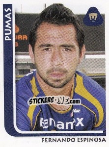 Cromo Fernando Espinosa - Superfutbol Mexico 2009 - Panini