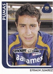 Cromo Efrain Juarez - Superfutbol Mexico 2009 - Panini