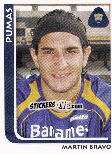 Sticker Martin Bravo - Superfutbol Mexico 2009 n. 202 - Panini