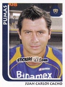Sticker Juan Carlos Cacho - Superfutbol Mexico 2009 n. 205 - Panini