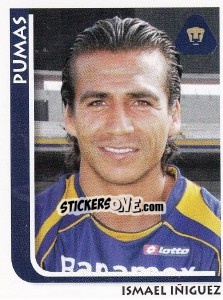 Cromo Ismael Iniguez - Superfutbol Mexico 2009 - Panini