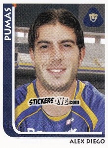 Sticker Alex Diego - Superfutbol Mexico 2009 n. 209 - Panini