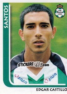 Sticker Edgar Castillo - Superfutbol Mexico 2009 - Panini