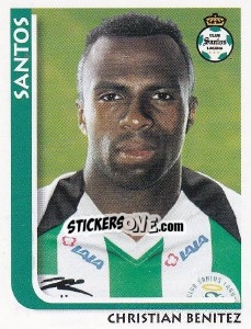 Cromo Christian Benitez - Superfutbol Mexico 2009 - Panini